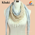 Fashion Summer Brand Echarpe en coton floral féminin Beach Multifunctional Bandana Hijab Long châles et foulards